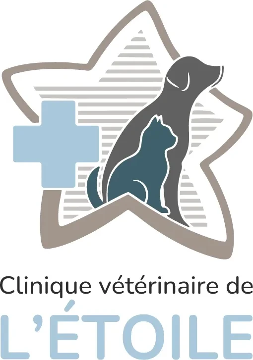 Logo vertical de la Clinique vétérinaire de l'Étoile